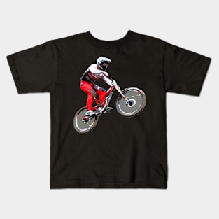 mtb downhill Kids T-Shirt